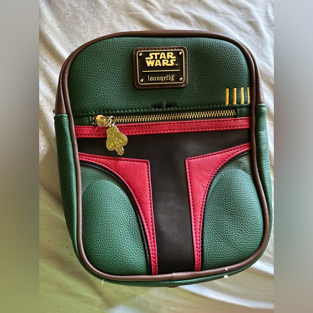 Loungefly Star Wars Green and Red Backpack